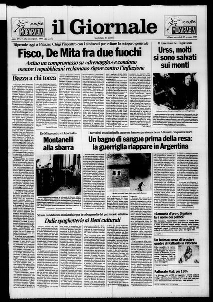 Il giornale : quotidiano del mattino